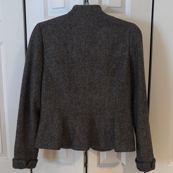 Chaps Women's Black Tweed Blazer - Picture 5 of 6